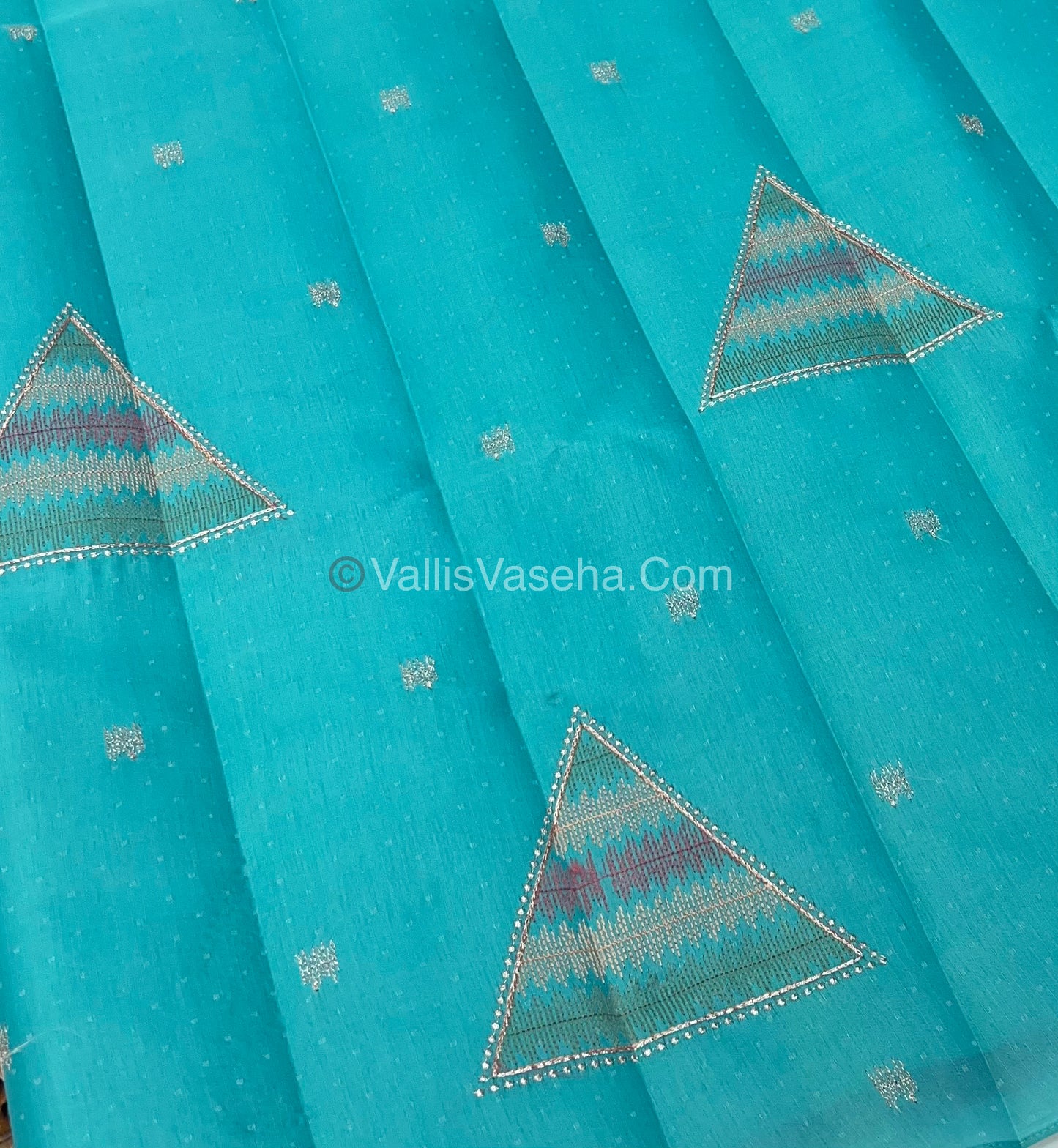 Butter Silk - Triangle Butta - Blue & Pink Combo - VVBS001