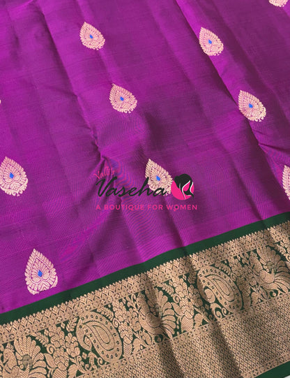 Half Mix - Pure Soft Silk Saree - VVPSS031