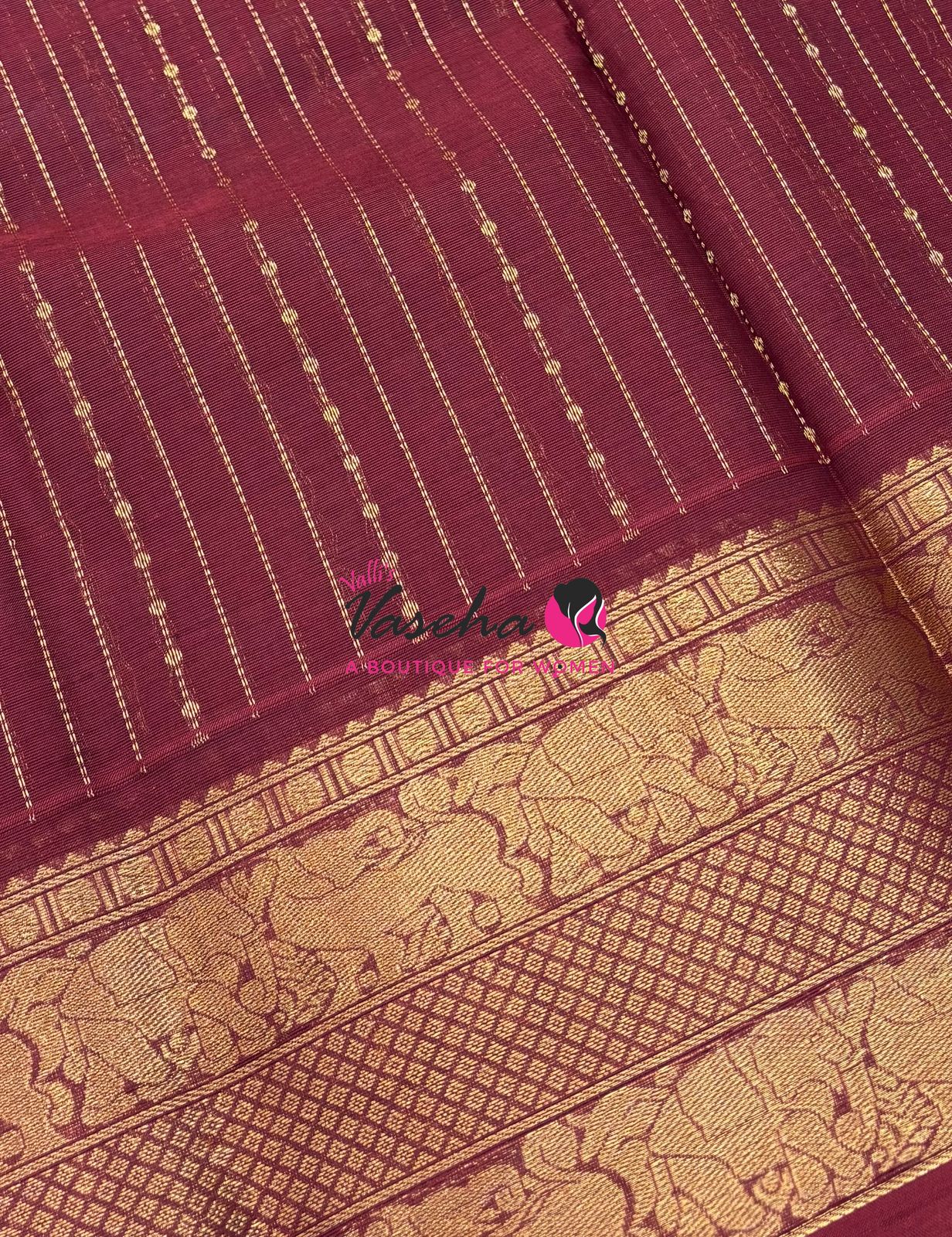 Kanchi Cotton Saree - VVKCS022