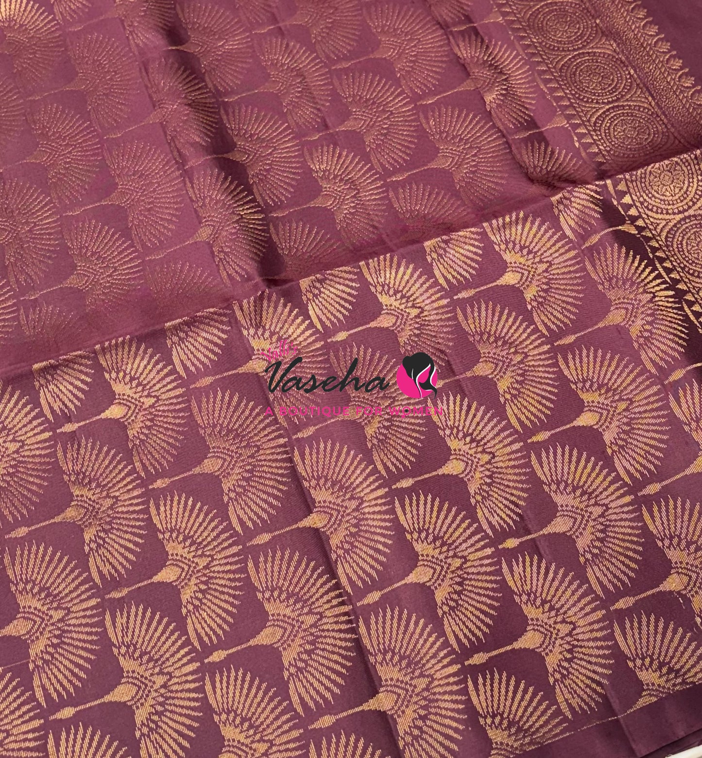 Pure Soft Silk Saree - Yellow & Wine - VVPSS091