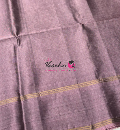 Half Mix - Pure Soft Silk Saree - Mustard Yellow With Onion Pink - VVPSS085