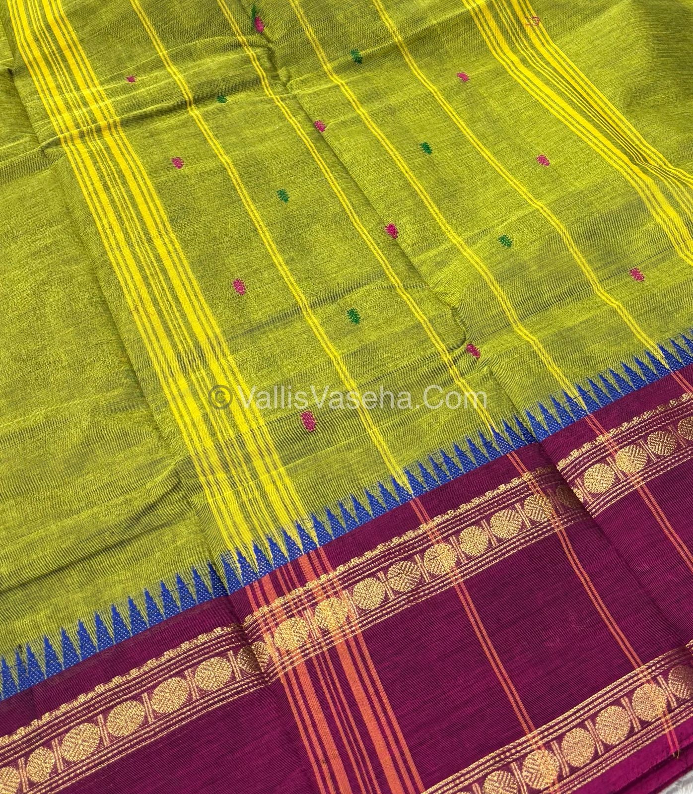 Kanchi Cotton Saree - VVKCS012