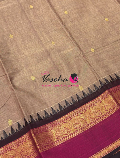 Kanchi Cotton Saree - VVKCS025