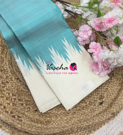 Pure Kanchipuram Silk Saree - Thalampoo - VVPS029