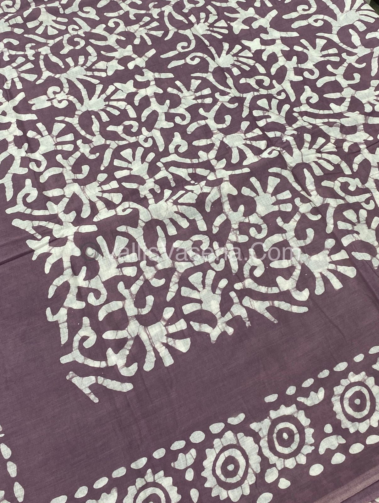 Pure Soft Mul Mul Cotton Sarees - Hand Block Prints - VVMMC003