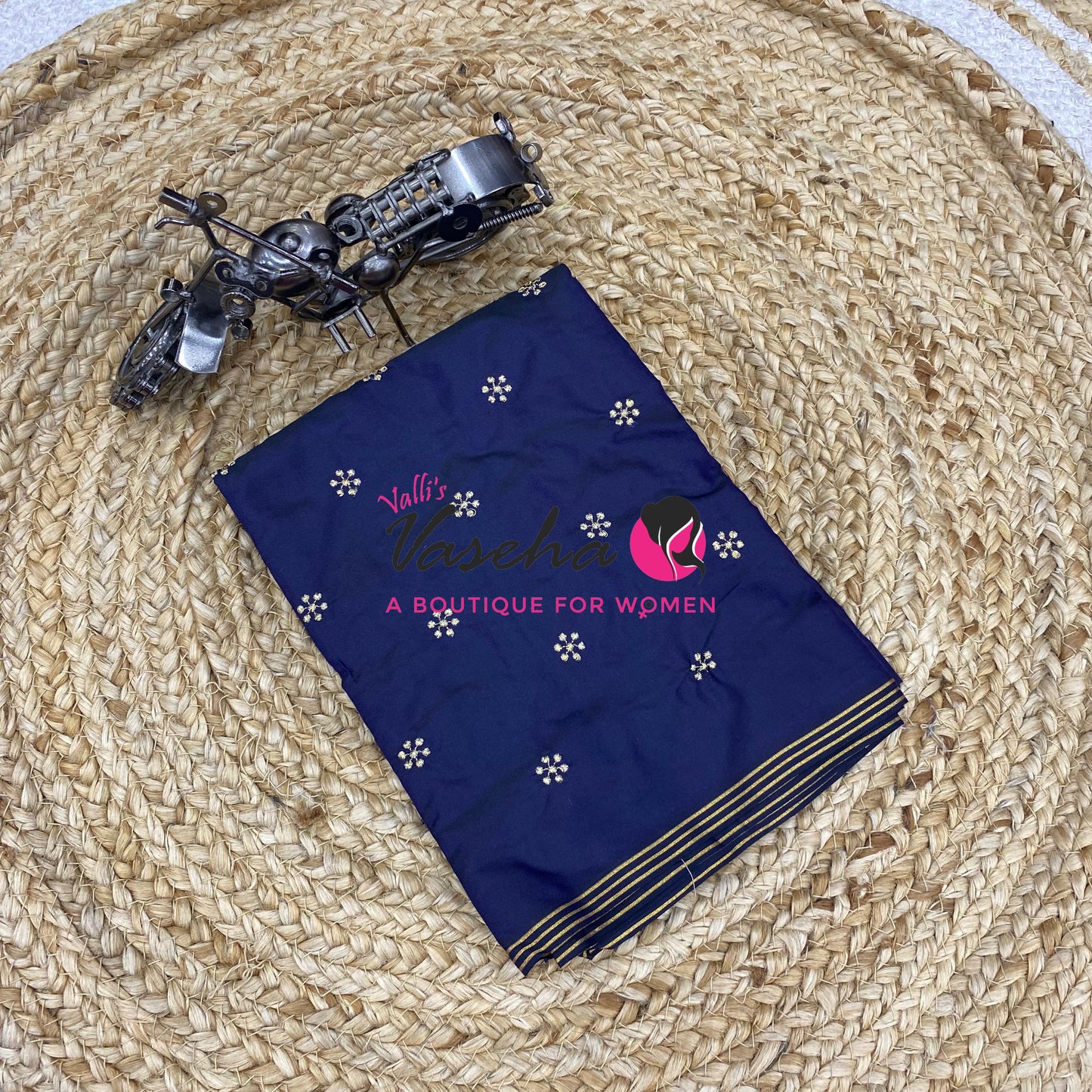 Blouse Bit - Pack Of 10pcs - Assorted-  Semi Silk - 1 mtr - VVBB005