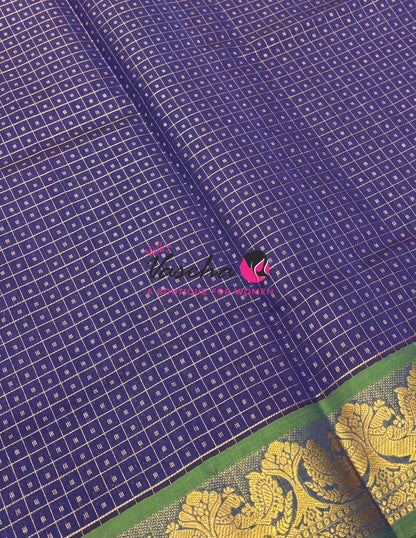 Semi Silk Cotton Saree Lakshadeepam Shade |VVSSC009