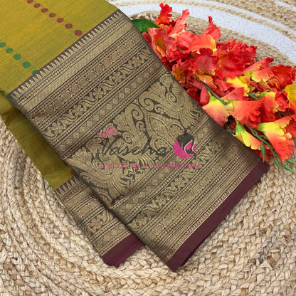 Kanchi Cotton Saree - VVKCS024