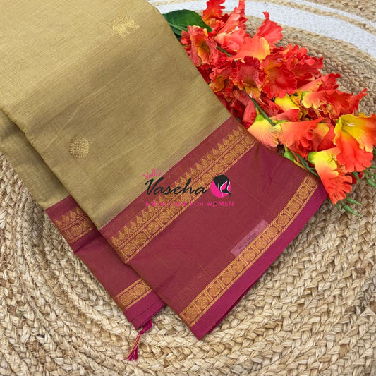 Kanchi Cotton Saree - VVKCS024
