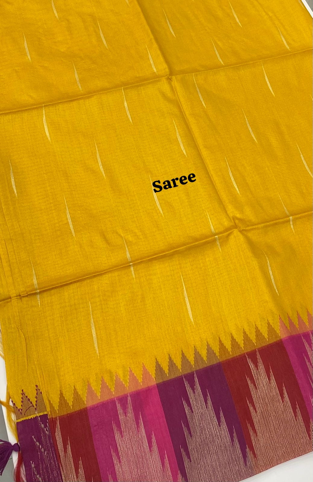 Semi Raw Silk - Yellow Shade - VVRS002