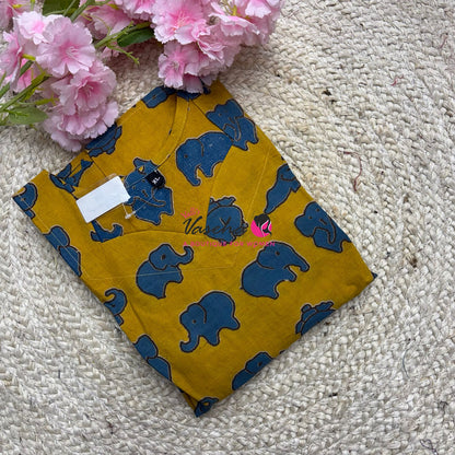 Ready Made - Kalamkari Frock  - VVRKF002