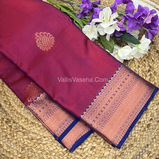 Semi Kanchipuram Soft Silk - VVSSS008