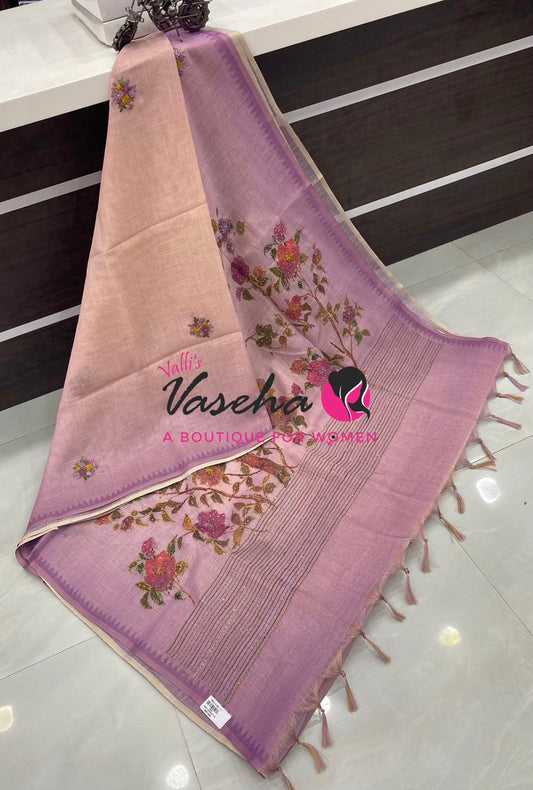 French Knot - Tissue Saree  - VVLFN024