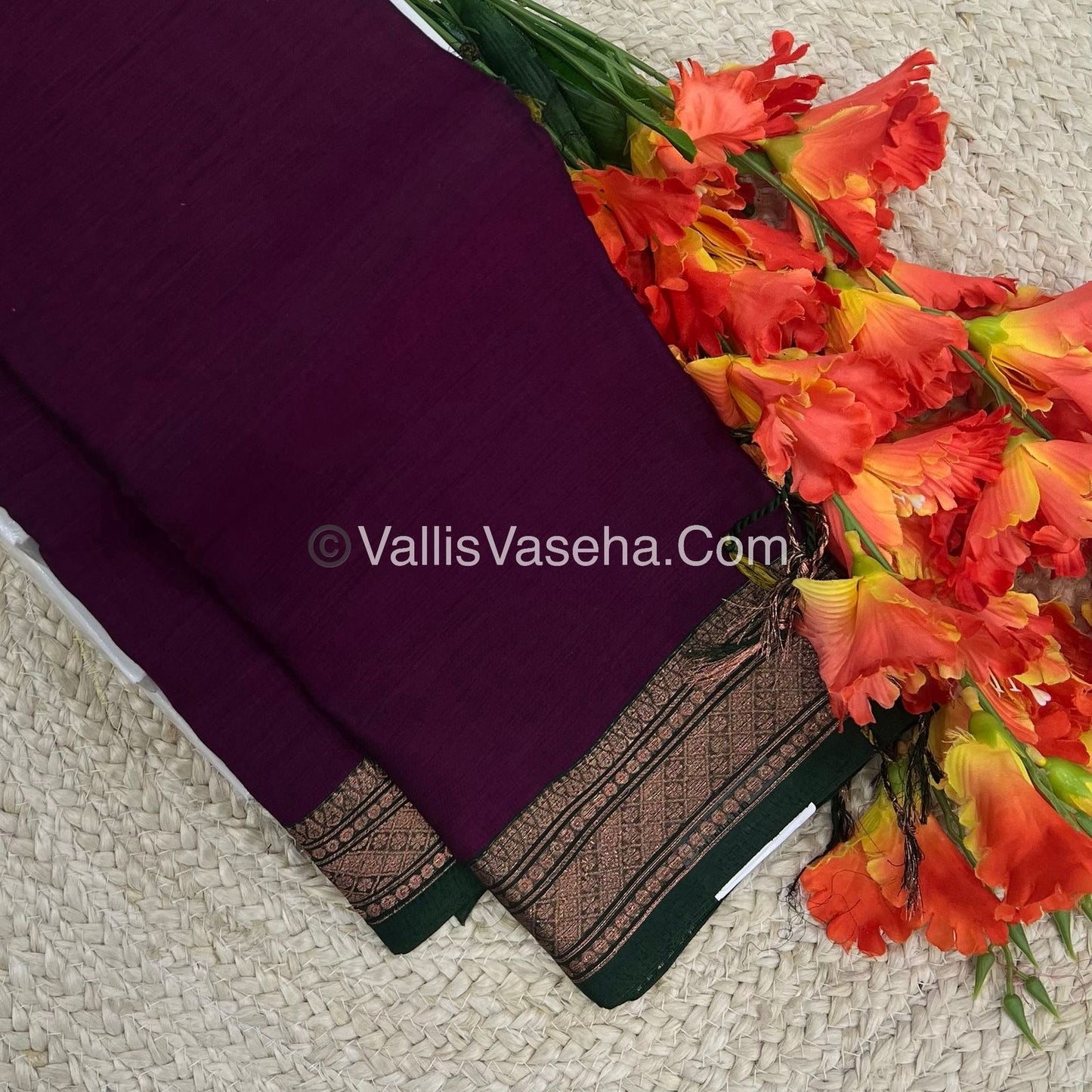 Dhaka Cotton Saree - VVDCS002