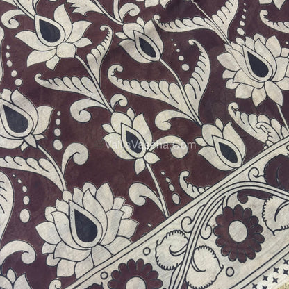 Pure Kalamkari Cotton Saree - VVPKC002