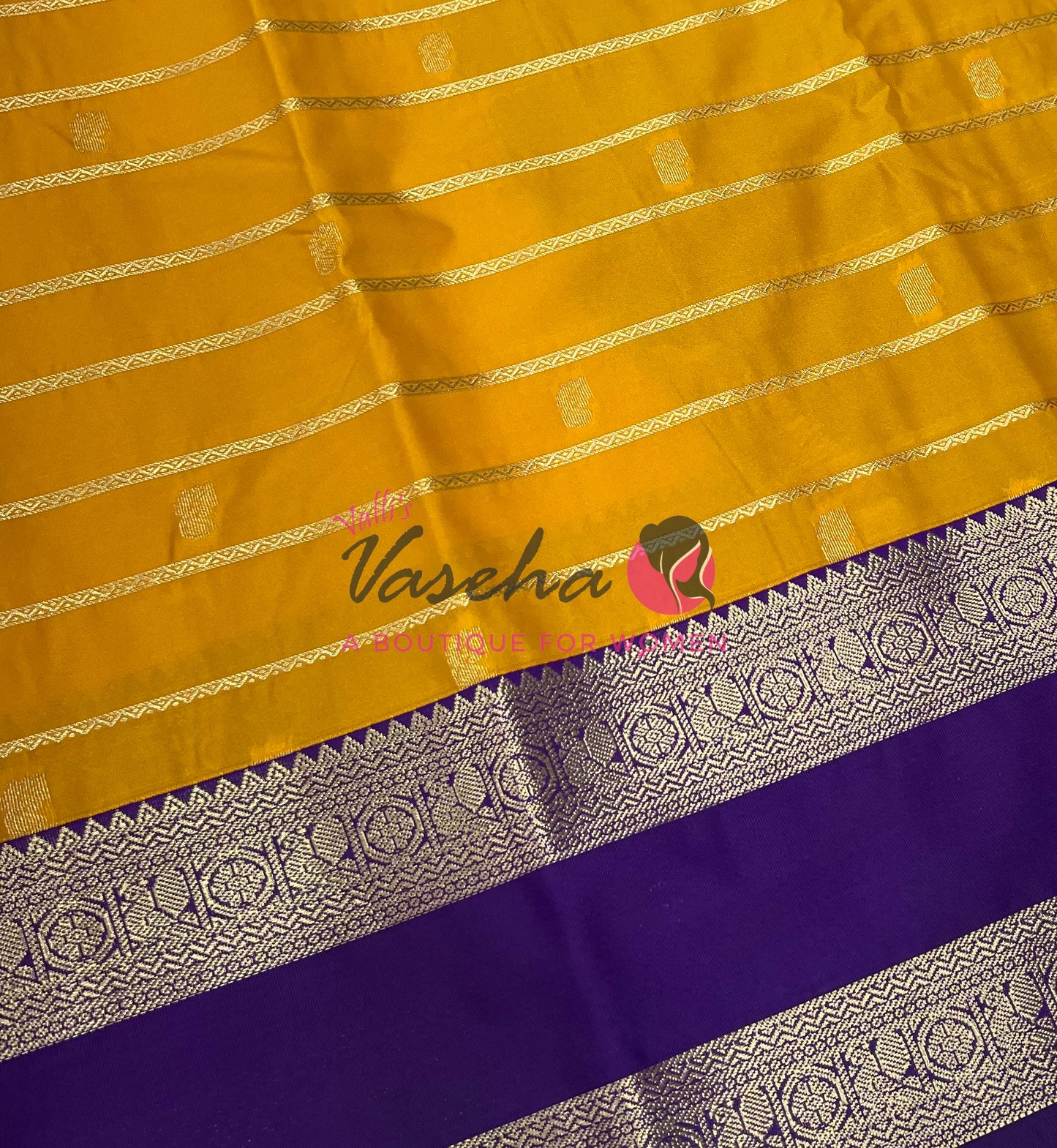 Semi Bridal Kanchi Silk  - Korvai - Premium- VVSKS008