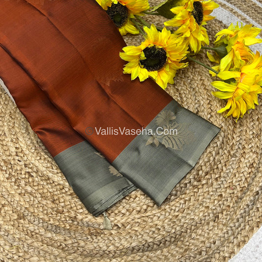 Half Mix - Pure Soft Silk Saree - VVPSS030