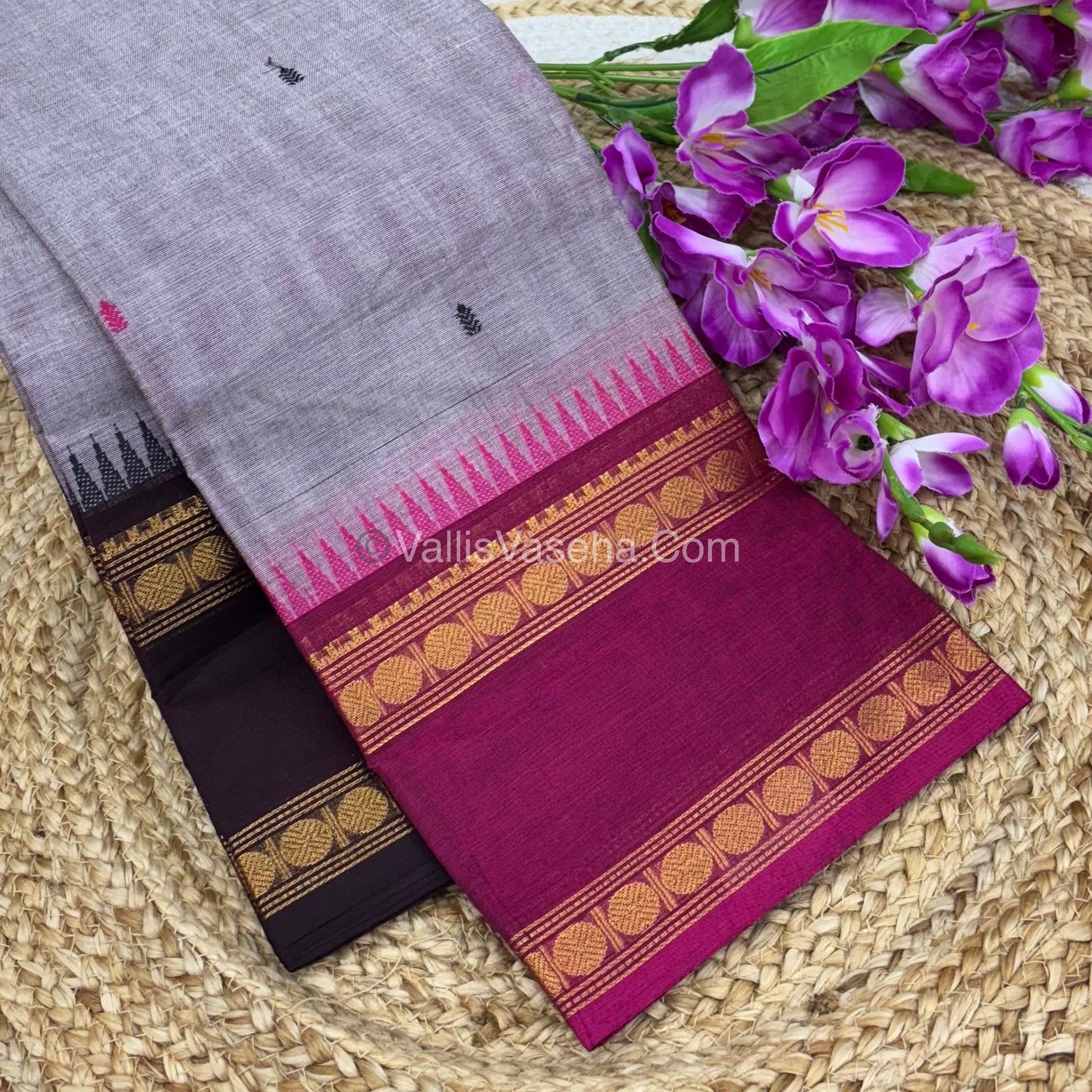 Kanchi Cotton Saree - VVKCS012