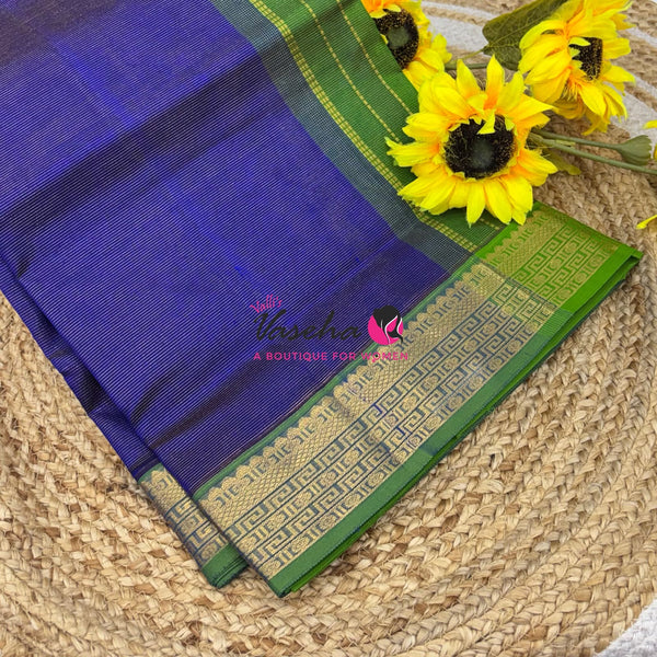 Pure Silk Cotton Saree - Vairavoosi Design - VVSCV005