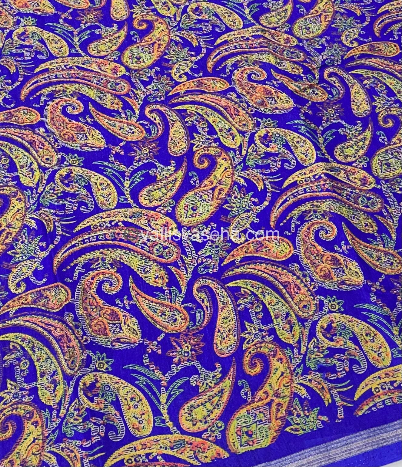 Casual Wear - Fancy Mixed Cotton - Blue Shade - VVFMC001