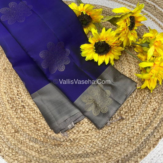 Half Mix - Pure Soft Silk Saree - VVPSS030