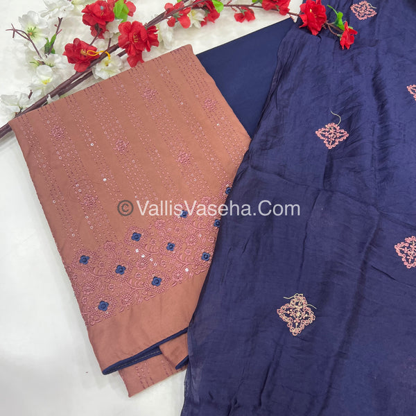30% less - Offer Unstitched Material -  Mixed Cotton Material - VVDUM003