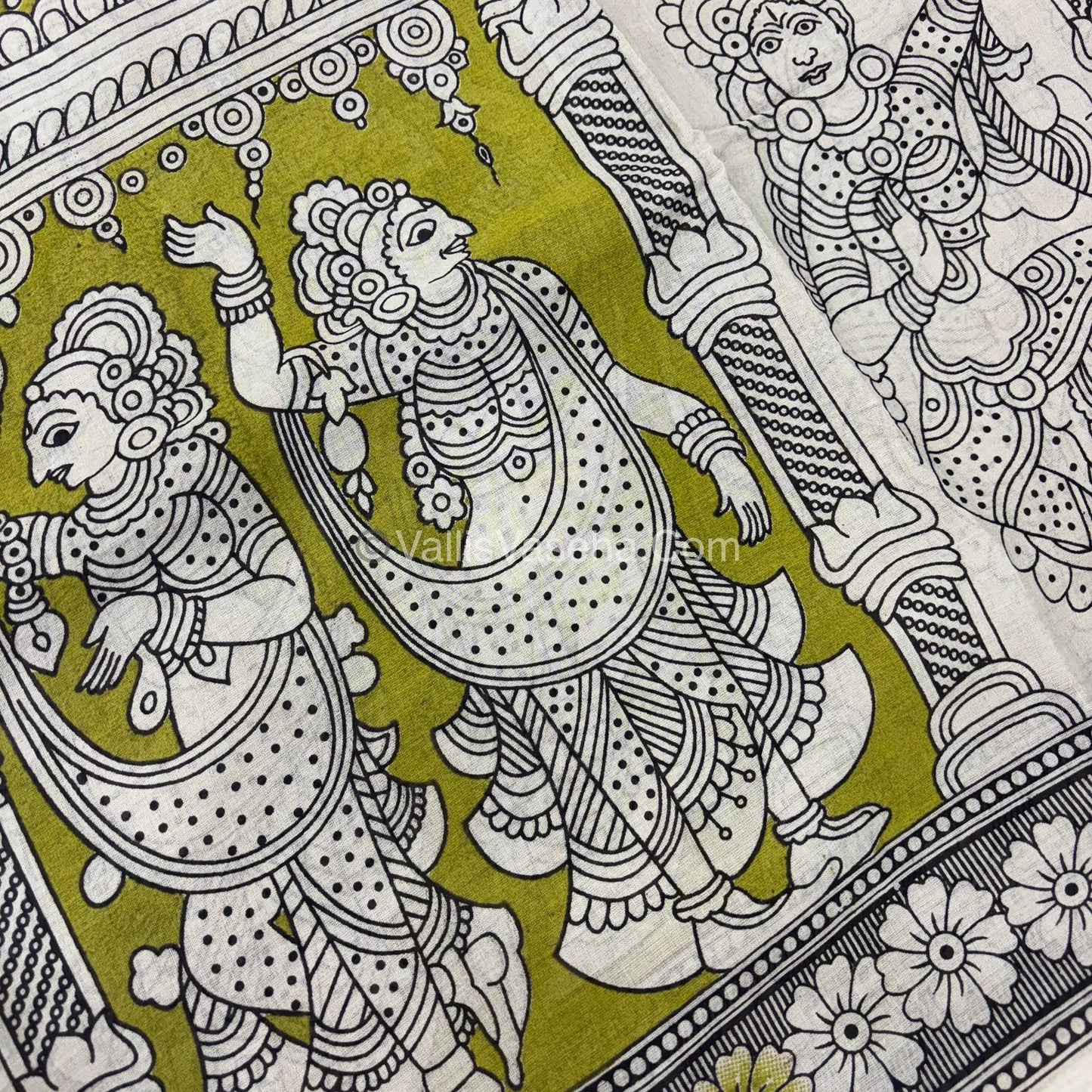 Pure Kalamkari Cotton Saree - VVPKC002
