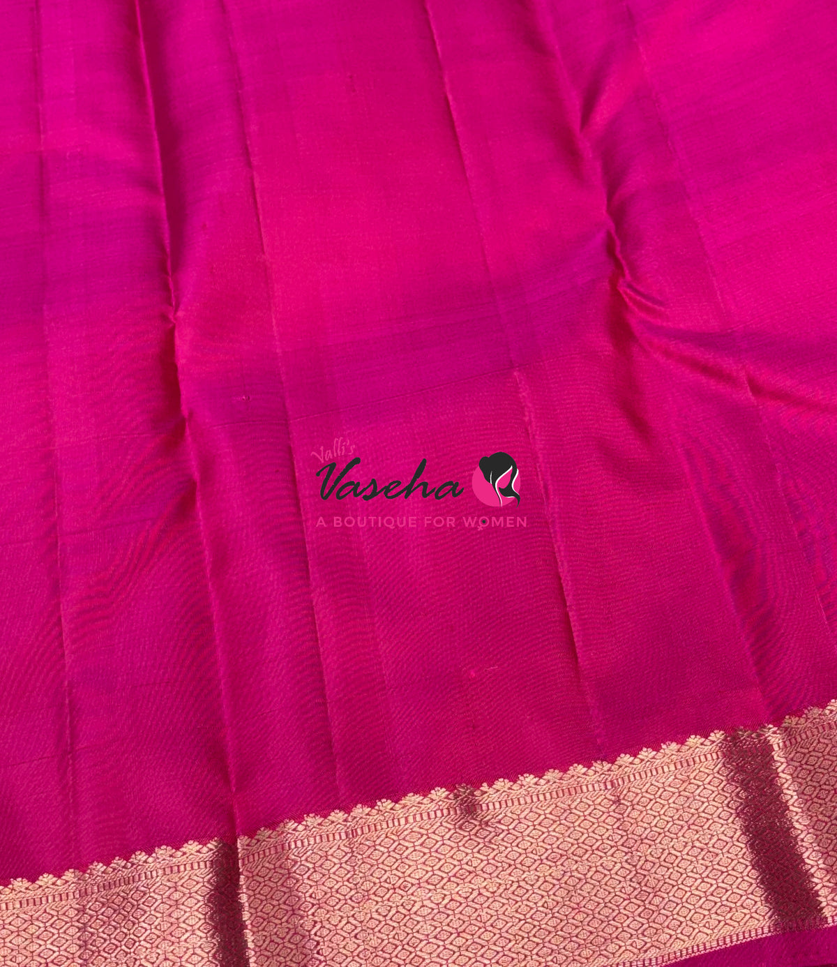 Pure Kanchipuram Silk Saree -  Pink Shade - VVPS093