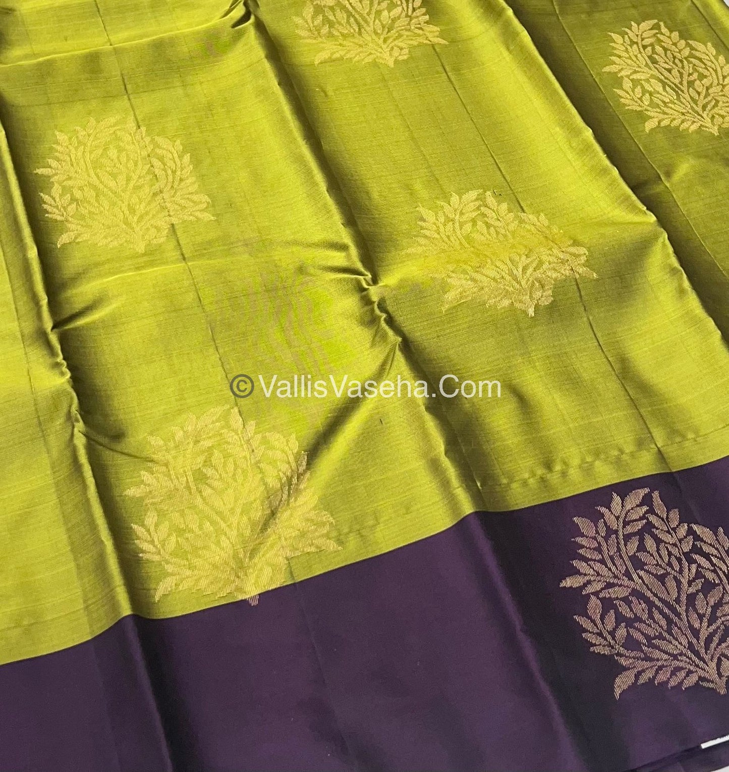 Half Mix - Pure Soft Silk Saree - VVPSS040