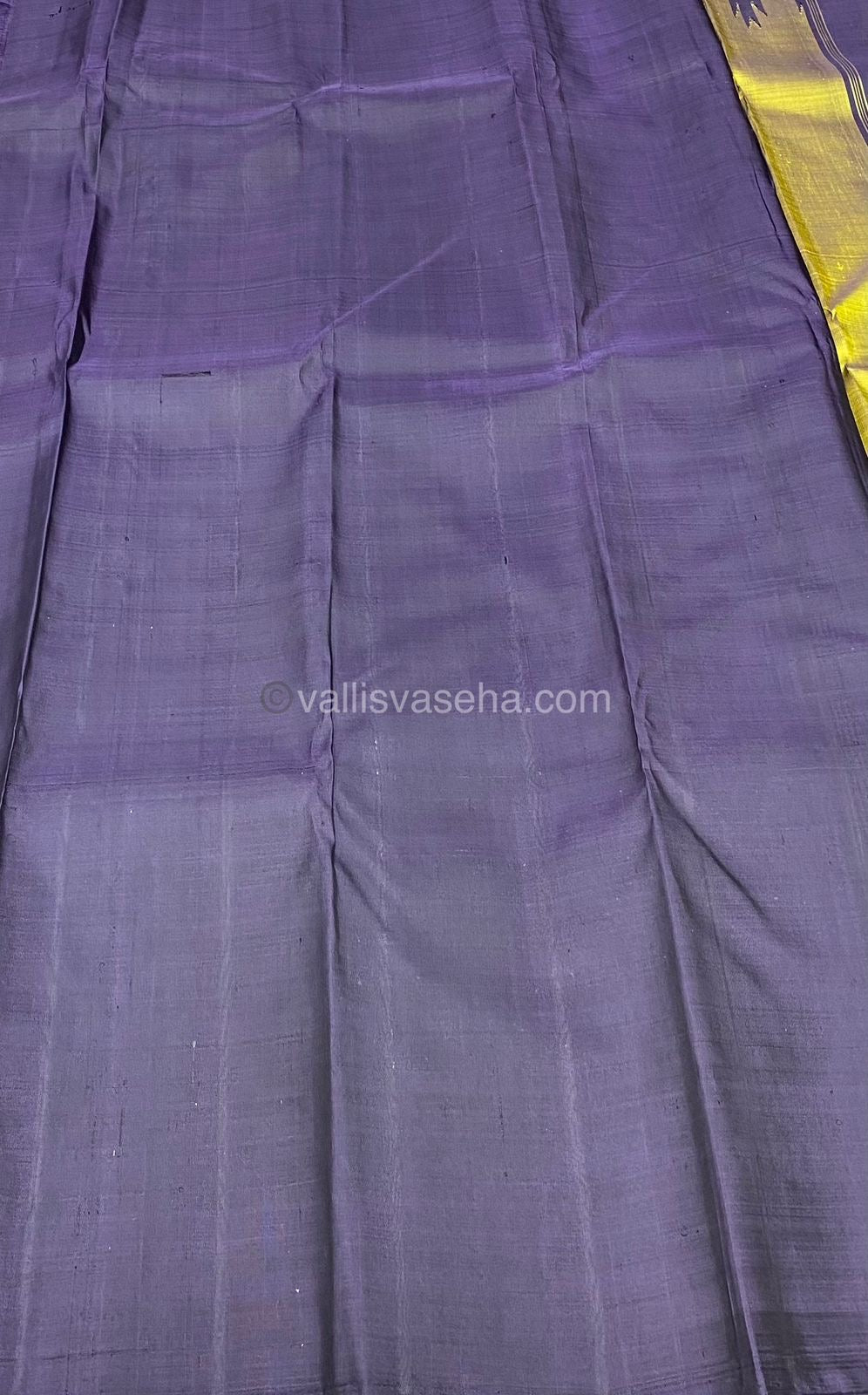 Pure Kanchipuram Silk Saree - Thalampoo - VVPS003