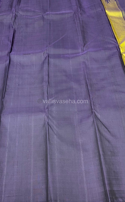 Pure Kanchipuram Silk Saree - Thalampoo - VVPS003