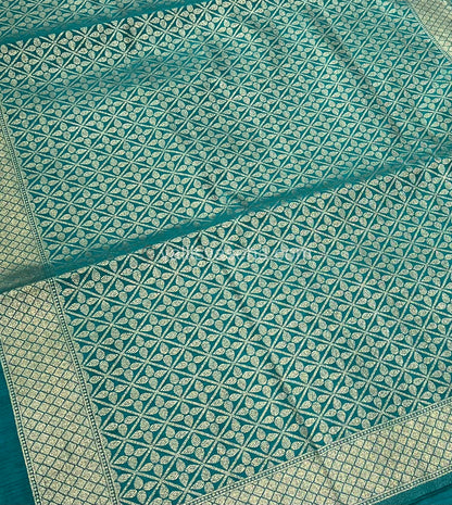 Banarasi - Heritage Silk - Semi Kathan Silk - Ramar Blue Shade - VVBHS007