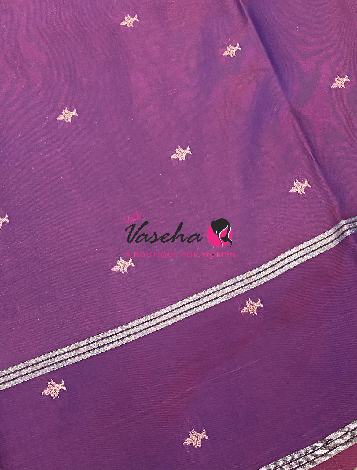 Semi Soft Silk  - Maroonish Wine Shade - VVSSS040