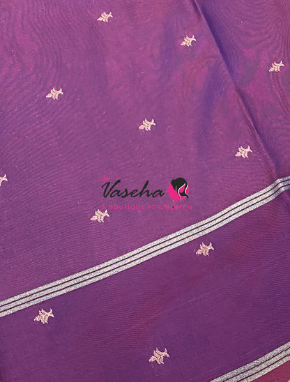 Semi Soft Silk  - Maroonish Wine Shade - VVSSS040