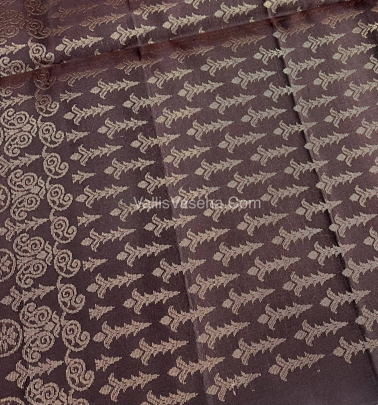 Pure Soft Silk Saree - Brown Shade - VVPSS063