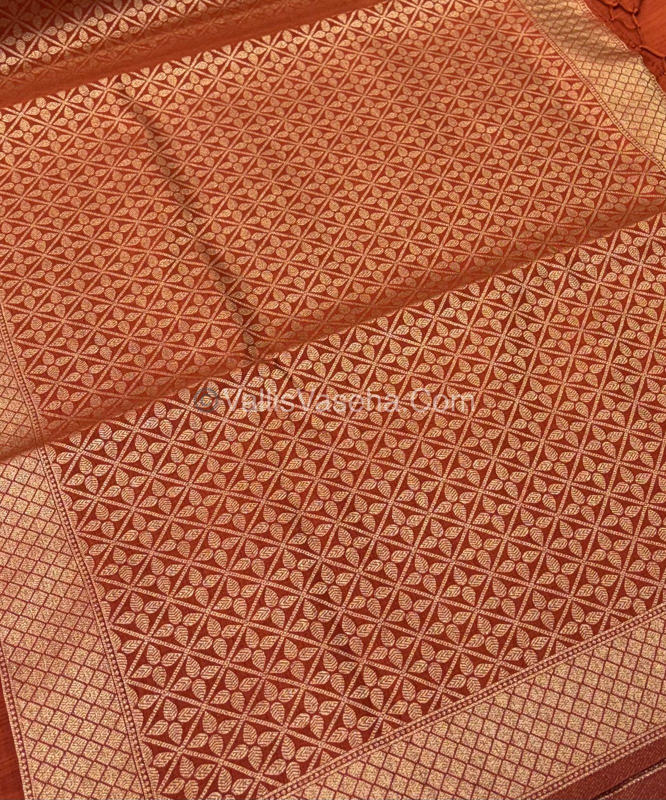 Banarasi - Heritage Silk - Semi Kathan Silk - Orange Shade - VVBHS007