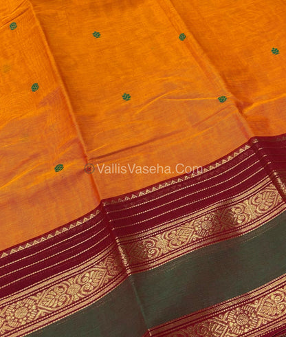 Kanchi Cotton Saree - VVKCS017
