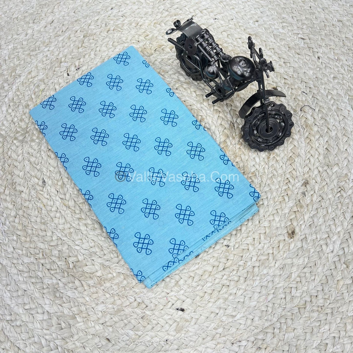 Blouse Bit - Kolam Print - 1 mtr - VVKPB001