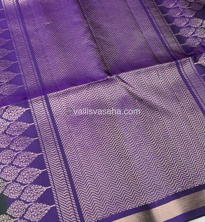 Pure Soft Silk Saree -Half Gold Zari Border - VVPSS032
