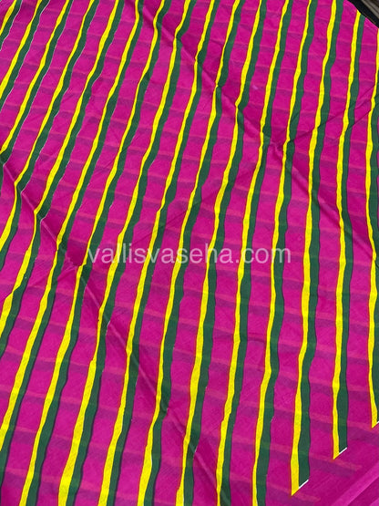Pure Soft Mul Mul Cotton Sarees - Hand Block Prints - VVMMC008