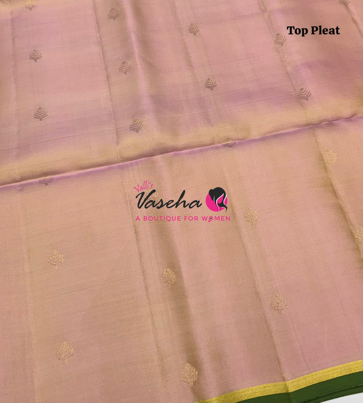 Pure Soft Silk Saree - Partly Pallu -  Half & Half Saree - VVPSS088