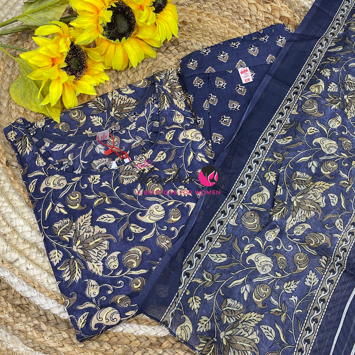 Ready Made - Salwar, Kameez & Duppatta(3pc) - Printed - VVRBS010