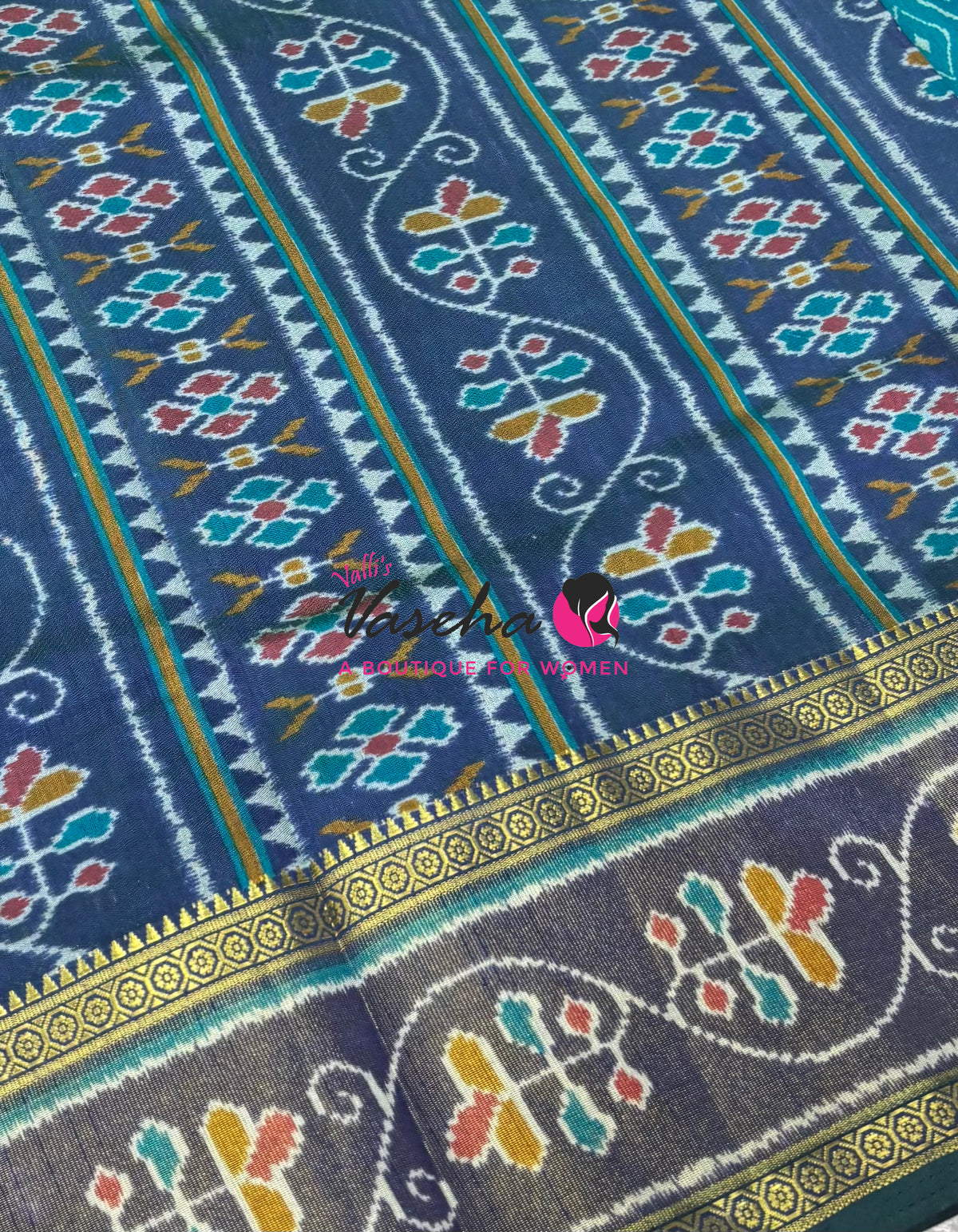 Semi Patola | Printed Silk Saree - Combo - VVSPS003