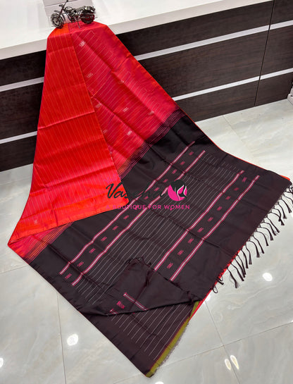 Vazhai Pattu Saree / Banana Pith - With Blouse - VVVPS003