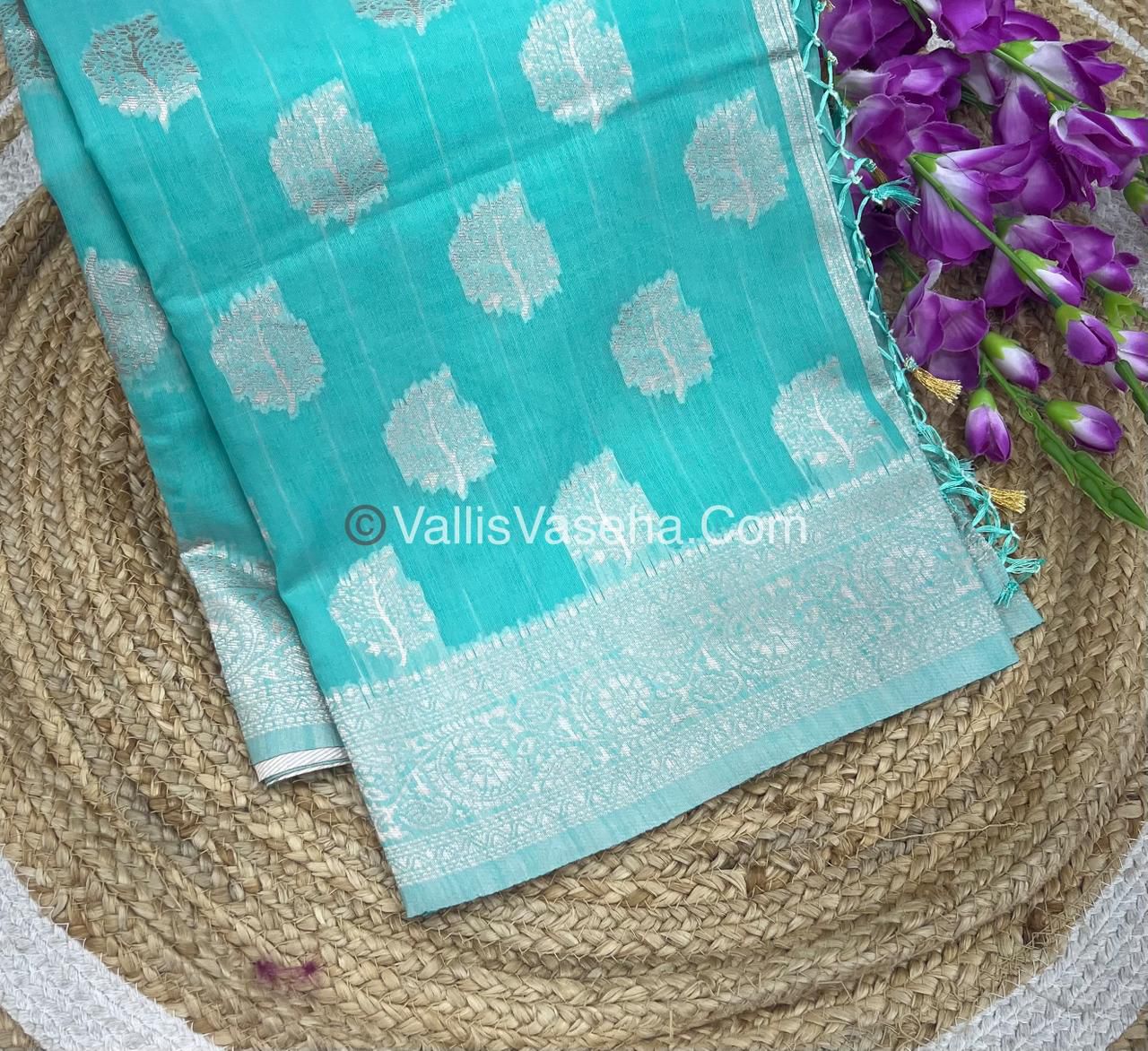 Fancy Saree - Mixed Variety -Aqua Blue Shade - VVFBS006