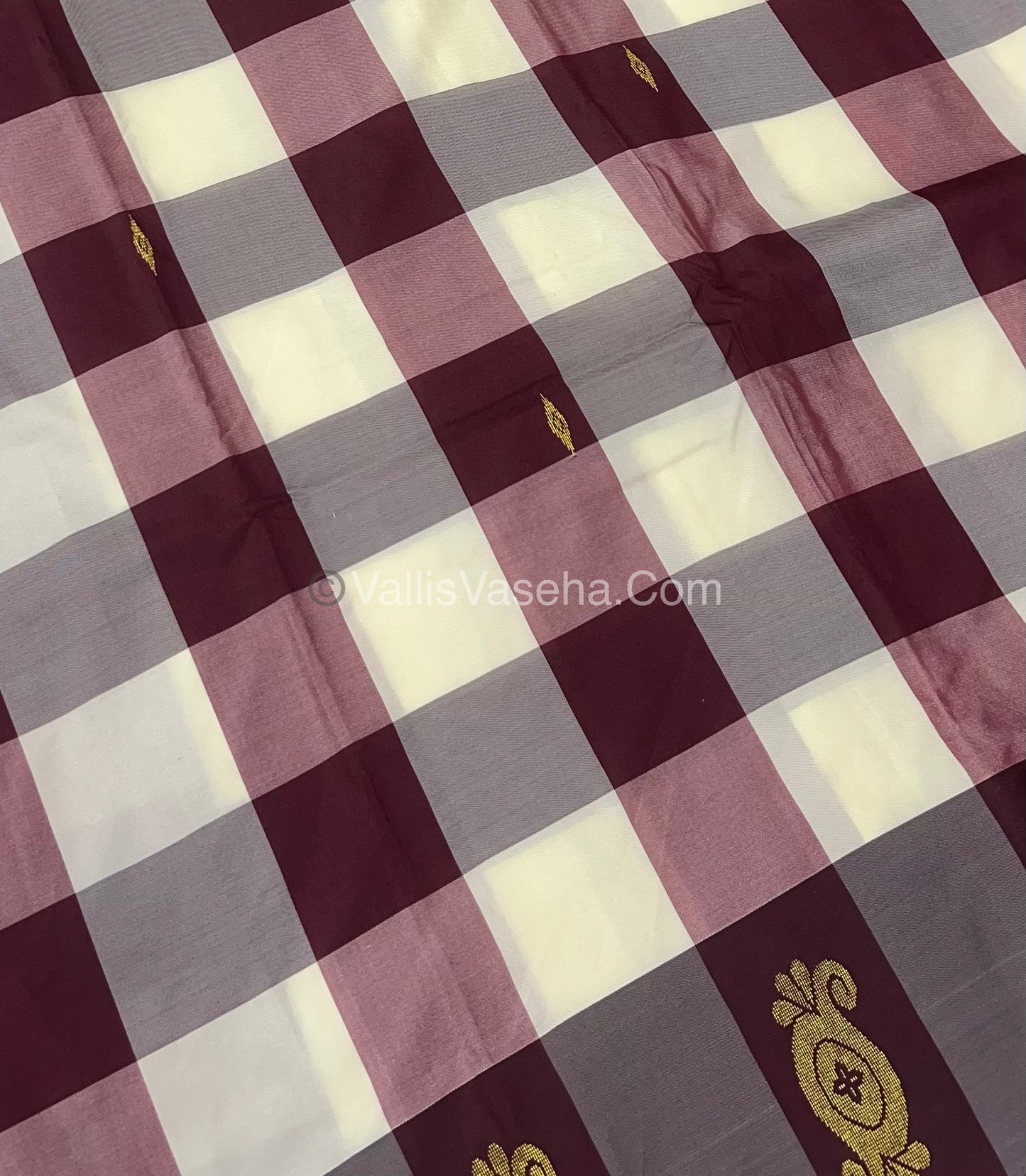 Pazhum Palamum checks - Semi Silk Sarees - VVSSS003