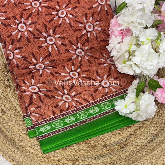 Pure Cotton Voile Saree | VVPVC003