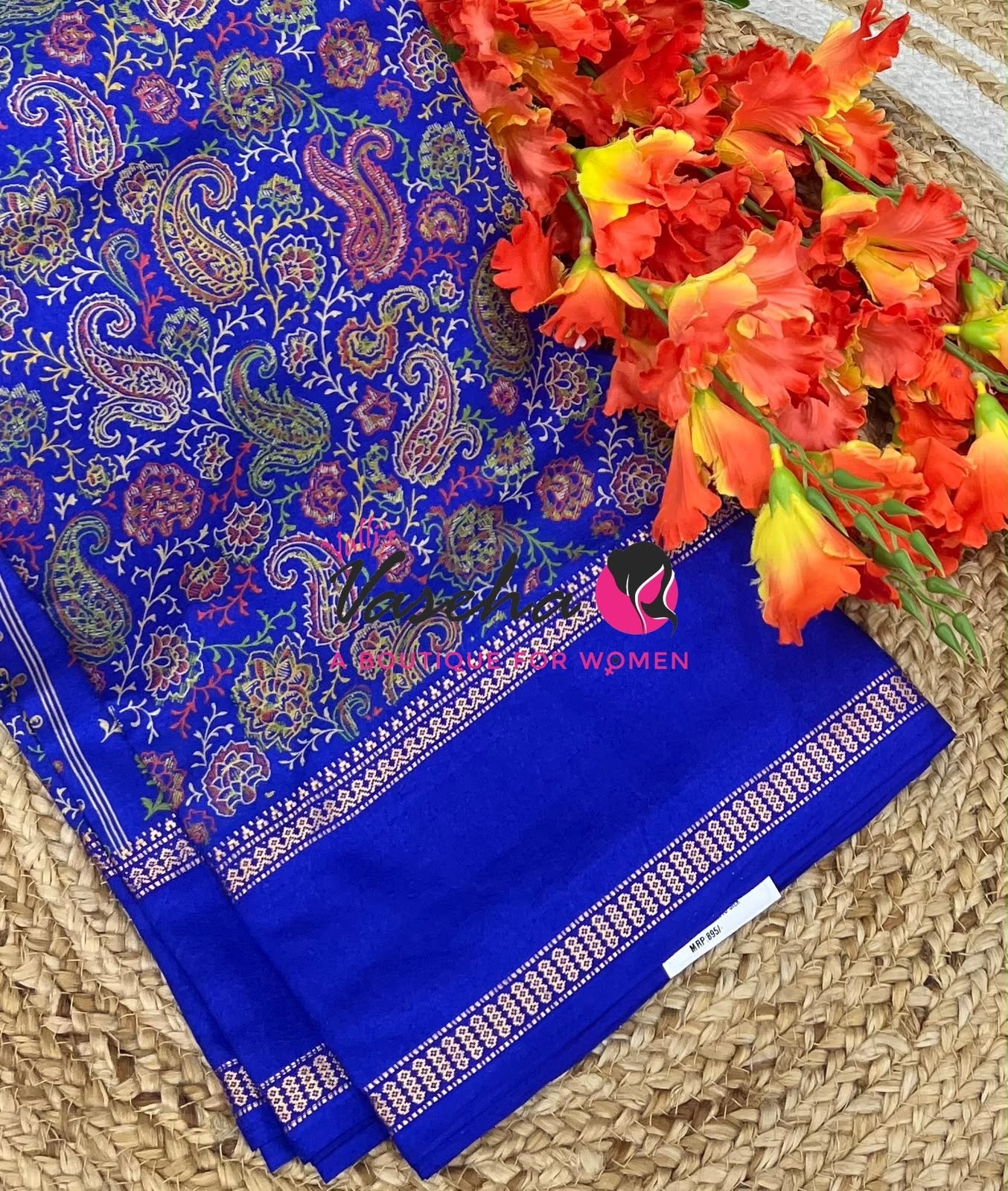 Casual Wear - Fancy Mixed Cotton - Blue Shade - VVFMC007