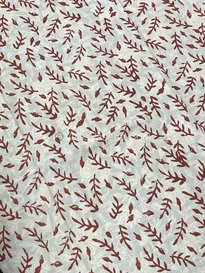 Pure Soft Mul Mul Cotton Sarees - Hand Block Prints - VVMMC007
