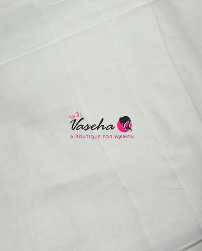 Budget Friendly Sarees - Casual Wear Sarees - Khadi Cotton Sarees - VVKCS028